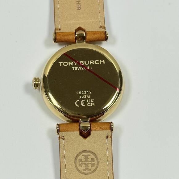 Tory Burch Kira TBW2041 Cream Dial Brown Leather Strap Women’s Watch main image 5